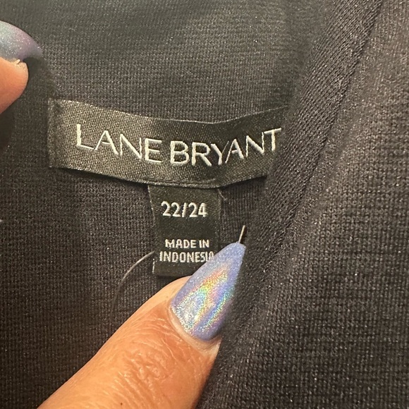 Lane Bryant Women's off Black Wide-Leg Jeans size 22/24 plus size - Picture 5 of 11